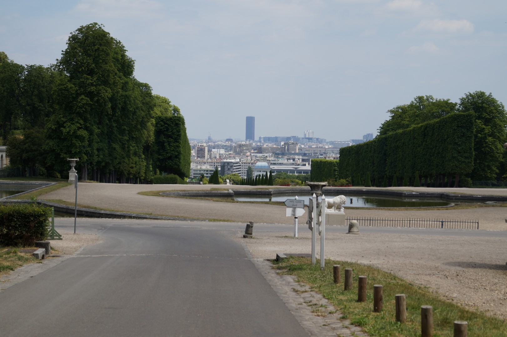 First view of Paris with Montparnasse in the center
