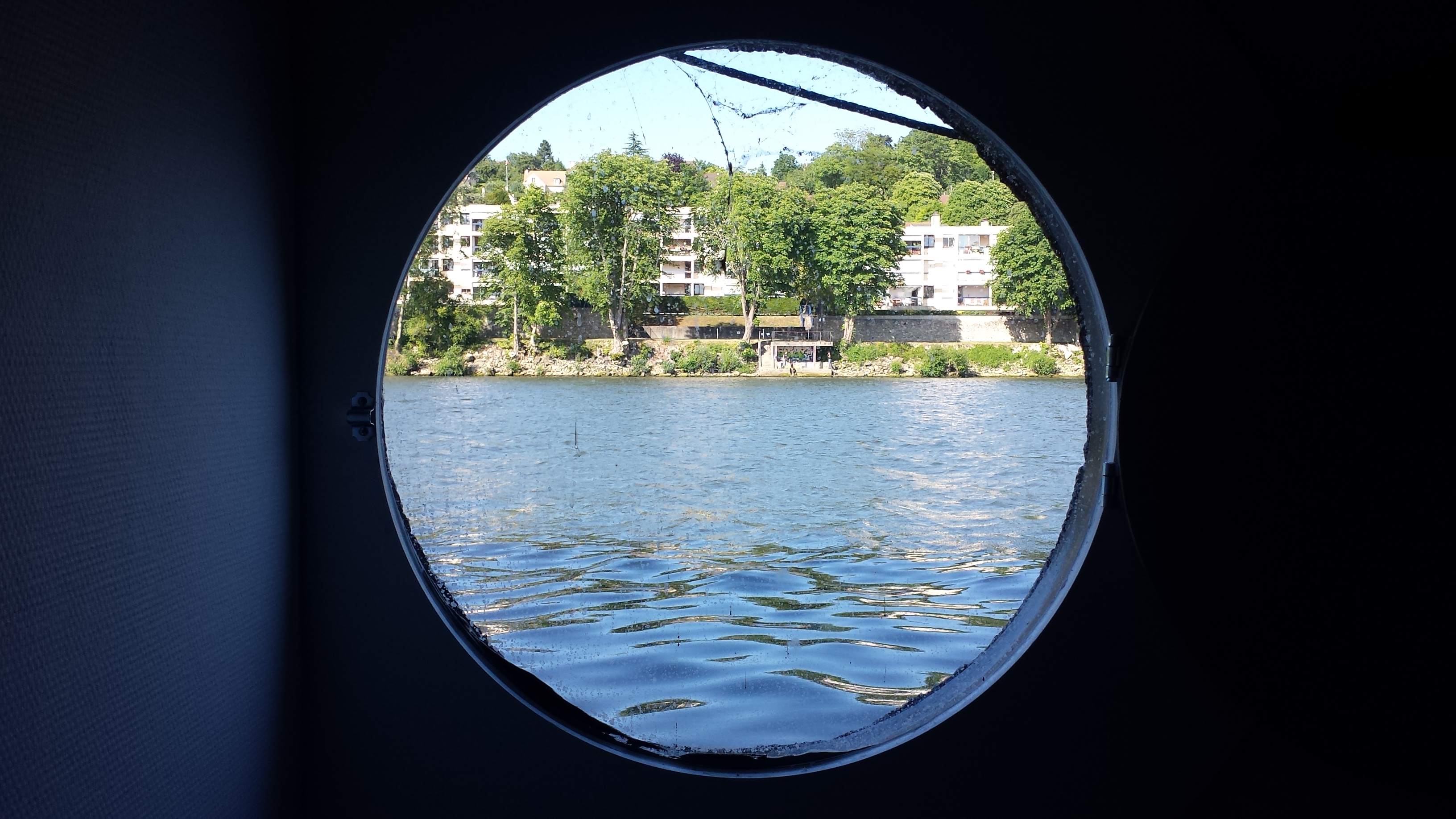 the porthole right by my bed
